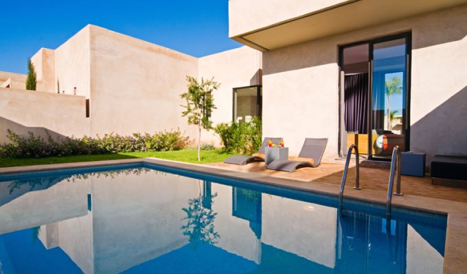 Piscine hôtel de luxe à Marrakech