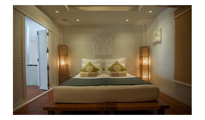 Maison sur la plage dans resort de luxe