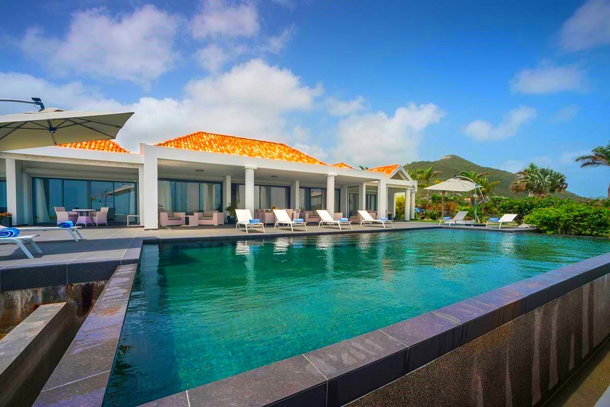 Location Villa Baie Orientale SaintMartin Piscine mer