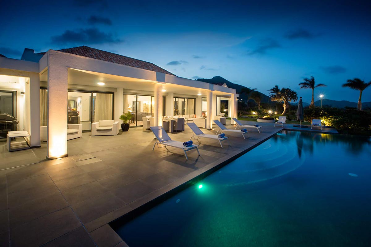Location Villa Baie Orientale SaintMartin Piscine mer