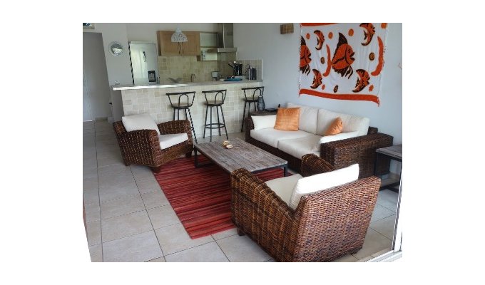 Location Appartement à St Martin sur la plage -  Baie Orientale - Caraibes - Antilles Françaises