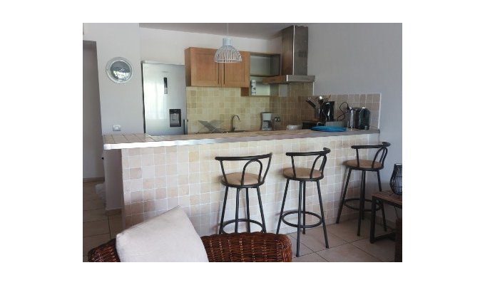 Location Appartement à St Martin sur la plage -  Baie Orientale - Caraibes - Antilles Françaises