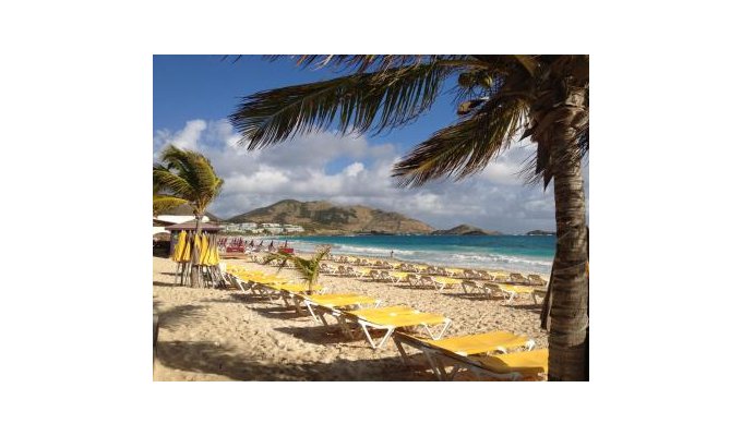 Location Appartement à St Martin sur la plage d'Orient Baie - Caraibes - Antilles Françaises