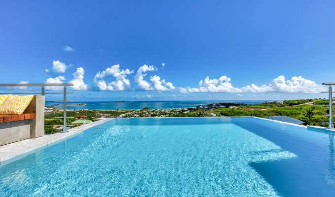 Location Villa de Luxe St Martin Baie Orientale avec piscine privée