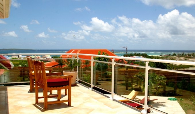 SAINT MARTIN - Location de villa avec piscine privée et vue mer - Orient Baie - Caraibes - Antilles Françaises 