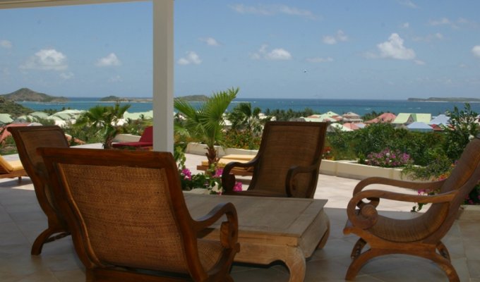 SAINT MARTIN - Location de villa avec piscine privée et vue mer - Orient Baie - Caraibes - Antilles Françaises 
