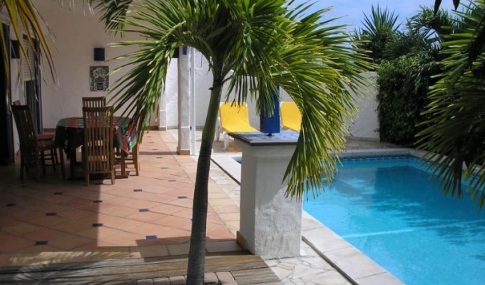 Location Villa à St Martin avec piscine privée située sur les hauteurs du Parc de Baie Orientale - Caraibes - Antilles Françaises