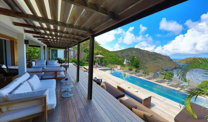 Location Villa de Luxe à St Barth avec piscine privée et vue mer - Anse des Cayes - Caraibes - Antilles Francaises