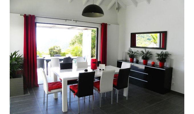 Location Villa de Luxe à St Barth avec piscine privée et Vue Mer sur les hauteurs de Vitet- Caraibes - Antilles Françaises