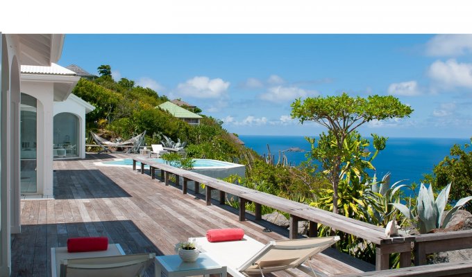 Location Villa de Luxe à St Barth avec piscine privée et Vue Mer - Colombier - Caraibes - Antilles Françaises