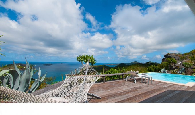 Location Villa de Luxe à St Barth avec piscine privée et Vue Mer - Colombier - Caraibes - Antilles Françaises