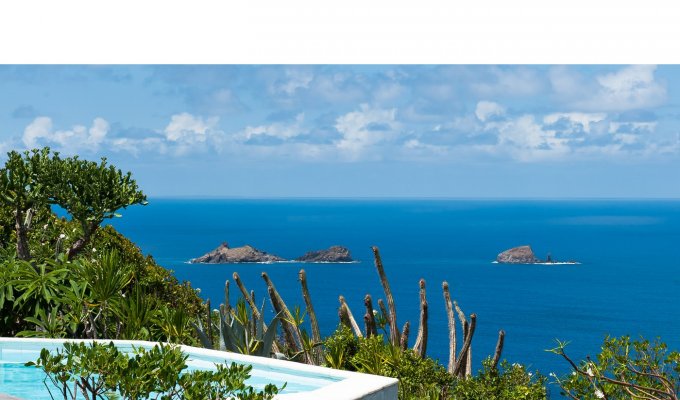 Location Villa de Luxe à St Barth avec piscine privée et Vue Mer - Colombier - Caraibes - Antilles Françaises