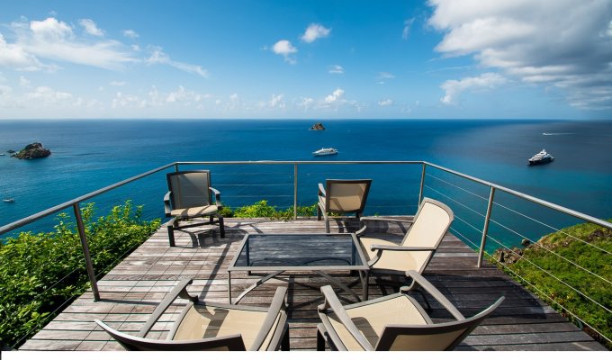 Location Villa de Luxe à St Barth avec piscine privée et Vue Mer - Colombier - Caraibes - Antilles Françaises