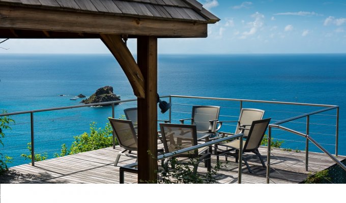 Location Villa de Luxe à St Barth avec piscine privée et Vue Mer - Colombier - Caraibes - Antilles Françaises