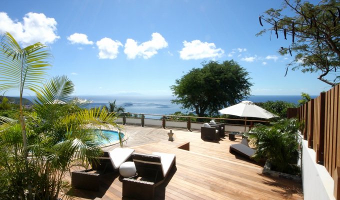 Location Villa de Luxe à St Barth avec piscine privée et Vue Mer - Colombier - Caraibes - Antilles Françaises