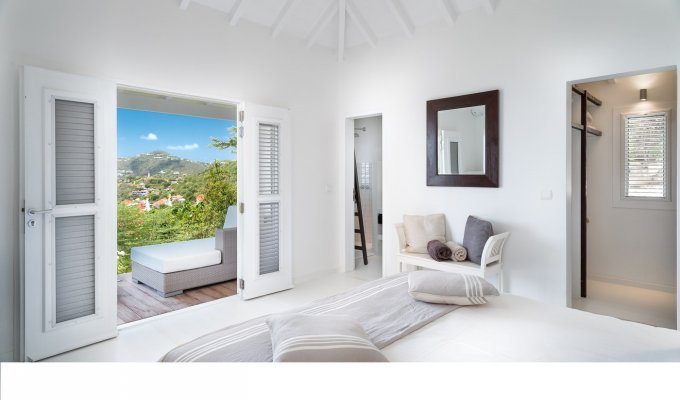 Location Villa à St Barth - Vue Mer - Gustavia - Caraibes - Antilles Françaises