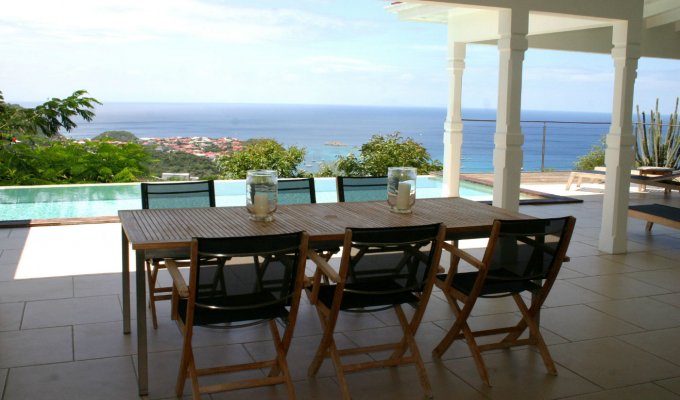 Location Villa de Luxe à St Barth avec piscine privée et Vue Mer - Colombier - Caraibes - Antilles Françaises