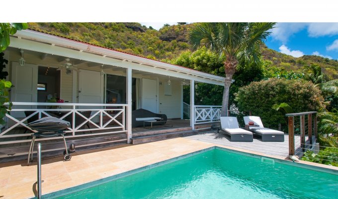 Location Bungalow à St Barth - Corossol - Caraibes - Antilles Francaises