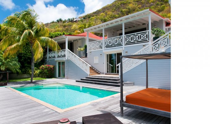 Location Villa de Luxe à St Barth sur la mer avec piscine privée - Corossol - Caraibes - Antilles Francaises