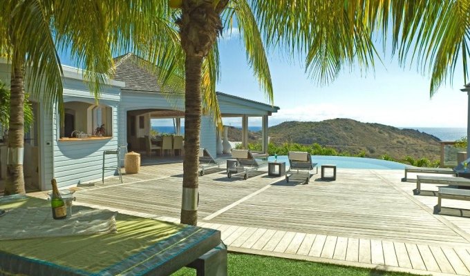 Location Villa de Luxe à St Barth avec piscine privée - Devet - Caraibes - Antilles Francaises