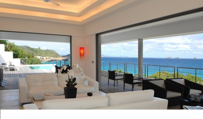 Location Villa de Luxe à St Barth avec piscine privée et vue mer - Flamands - Caraibes - Antilles Francaises