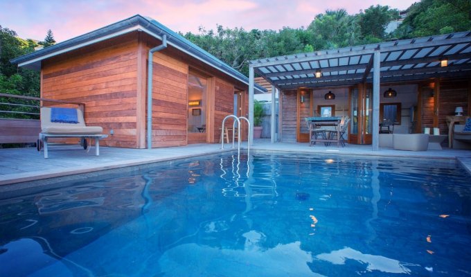 Location Villa St Barthelemy Flamands Piscine privée