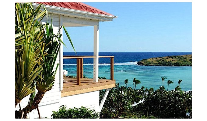 Location Villa de Luxe à St Barth avec piscine privée et Vue Mer sur les hauteurs de Grand Cul de Sac - Caraibes - Antilles Françaises