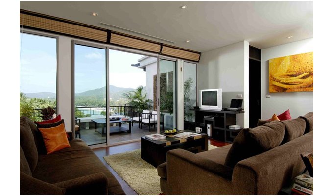 Location de vacances appartement de luxe de deux chambres, Kata Beach, Phuket, Thailande