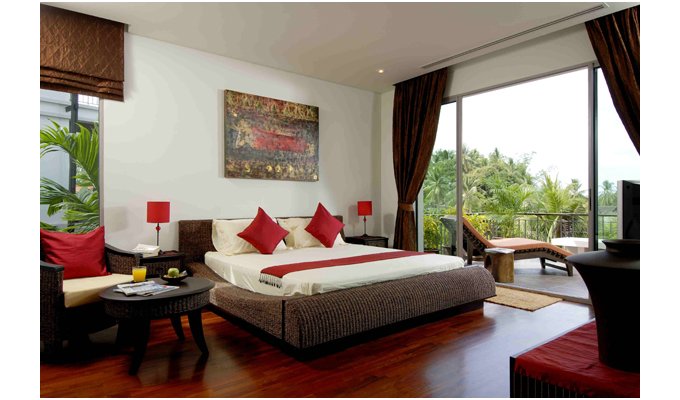 Location de vacances appartement de luxe trois chambres, Kata Beach, Phuket, Thailande