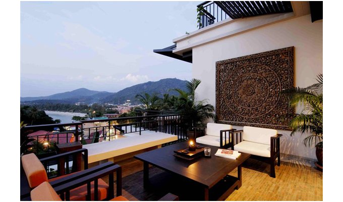 Location de vacances appartement de luxe trois chambres, Kata Beach, Phuket, Thailande