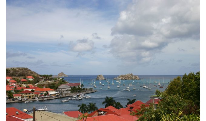 Location Appartement à St Barth avec piscine privée et Vue sur le port de Gustavia - Caraibes - Antilles Françaises