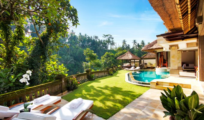 Indonesie Bali Ubud Location Villa piscine privée dans un complexe luxe