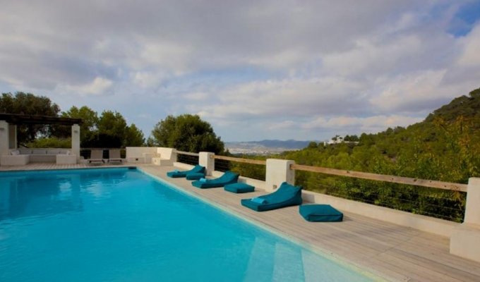 Location villa Ibiza piscine privée - San Agustin (Îles Baléares)