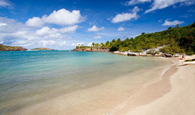 Location Villa de Luxe à St Barth avec piscine privée - Petit cul de sac - Caraibes - Antilles Françaises