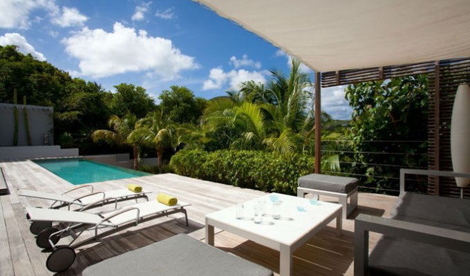 Location Villa de Luxe à St Barth avec piscine privée - Petit cul de sac - Caraibes - Antilles Françaises