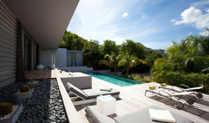 Location Villa de Luxe à St Barth avec piscine privée - Petit cul de sac - Caraibes - Antilles Françaises