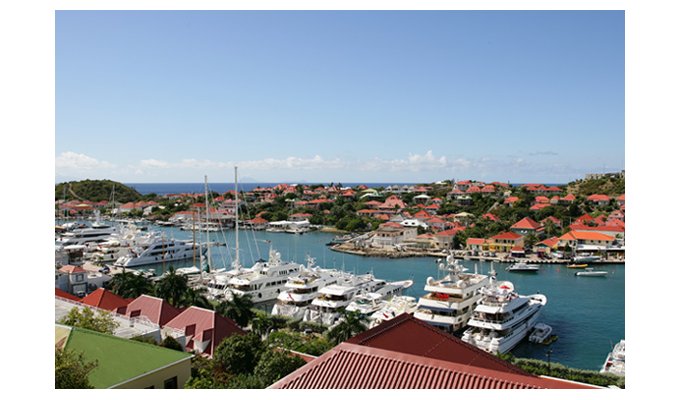 Location Villa de Luxe à St Barth avec vue sur la Baie de Gustavia - Caraibes - Antilles Françaises