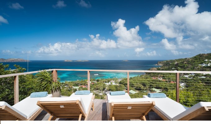 Location Villa de Luxe à St Barth avec piscine privée et vue mer - Lorient - Caraibes - Antilles Françaises