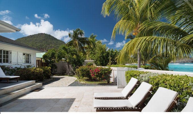 Location Villa à St Barth directement sur la plage de Lorient - Caraibes - Antilles Françaises