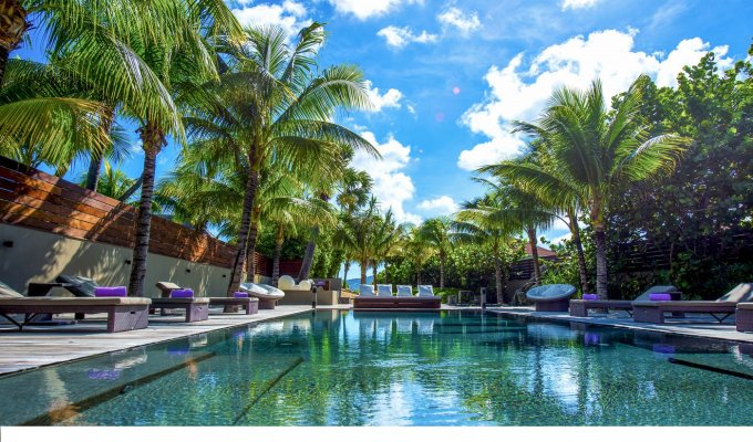 Location Villa à St Barth avec piscine privée et vue mer -Anse des Cayes - Caraibes - Antilles Françaises