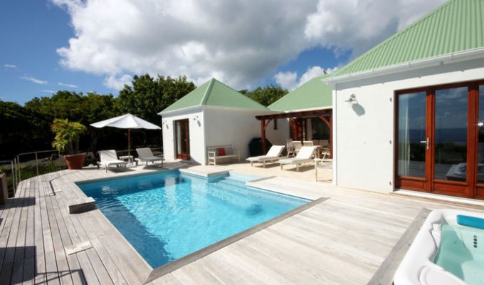 Location Villa de Luxe à St Barth avec piscine privée et vue mer - Gouverneur - Caraibes - Antilles Françaises