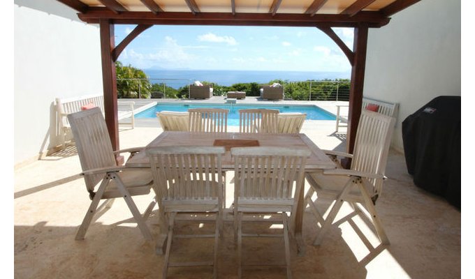 Location Villa de Luxe à St Barth avec piscine privée et vue mer - Gouverneur - Caraibes - Antilles Françaises