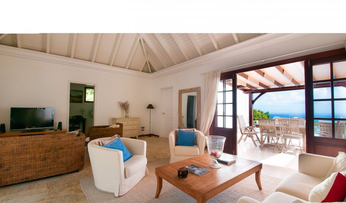 Location Villa de Luxe à St Barth avec piscine privée et vue mer - Gouverneur - Caraibes - Antilles Françaises