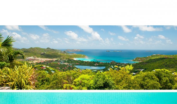 Location Villa de Luxe à St Barth avec piscine privée et vue mer - Lurin - Caraibes - Antilles Françaises