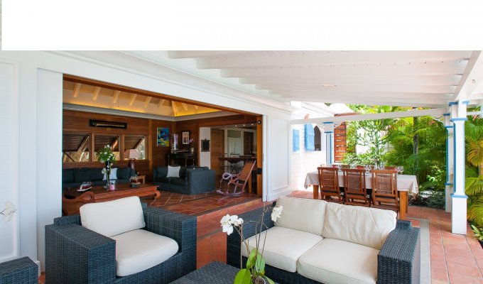 Location Villa de Luxe à St Barth avec piscine privée et vue mer - Lurin - Caraibes - Antilles Françaises