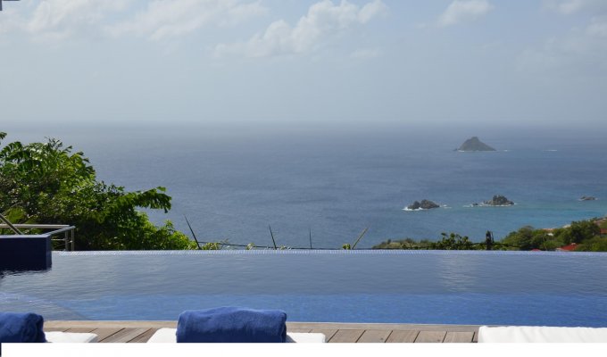 Location Villa de Luxe à St Barth avec piscine privée et vue mer - Lurin - Caraibes - Antilles Françaises