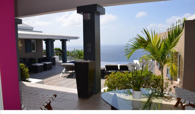 Location Villa de Luxe à St Barth avec piscine privée et vue mer - Lurin - Caraibes - Antilles Françaises