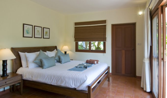 Location de Vacances Thailande, Villa avec piscine, à quelques minutes de la  plage de Choeng Moen.