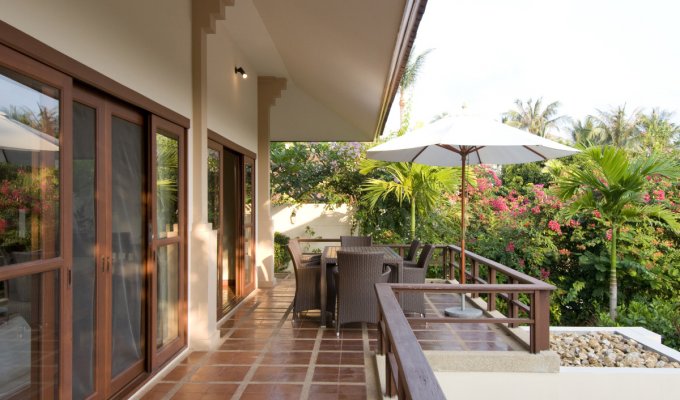 Location de Vacances Thailande, Villa avec piscine, à quelques minutes de la  plage de Choeng Moen.