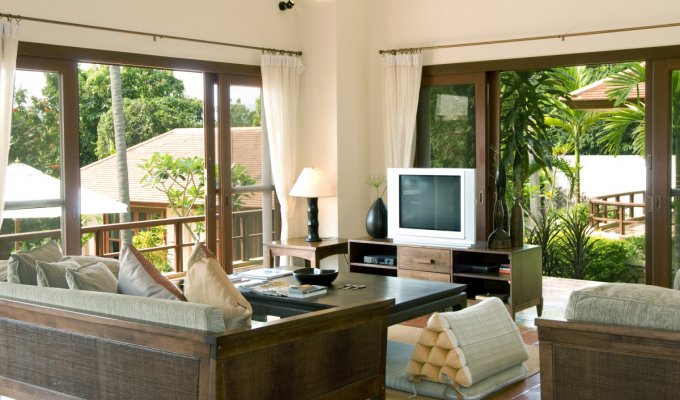 Location de Vacances Thailande, Villa avec piscine, à quelques minutes de la  plage de Choeng Moen.